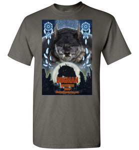 Men's Dogman Encounters Pathfinder Collection T-Shirt (design 3, with straight border) - Dogman Encounters