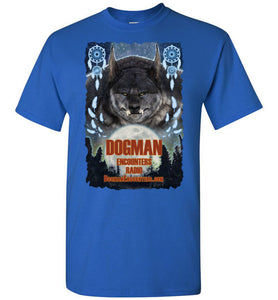 Men's Dogman Encounters Pathfinder Collection T-Shirt (design 1, with ripped border) - Dogman Encounters
