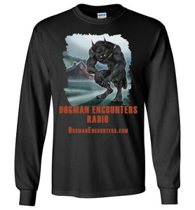 Men's Dogman Encounters Episode 137 Collection Long Sleeve T-Shirt (vertical design) - Dogman Encounters
