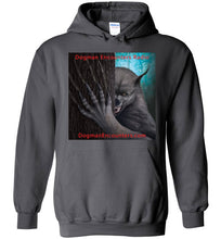 Dogman Encounters Rogue Collection Hooded Sweatshirt (square with red font) - Dogman Encounters