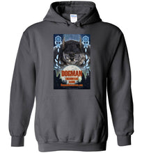 Dogman Encounters Pathfinder Collection Hooded Sweatshirt (design 1, with straight border) - Dogman Encounters