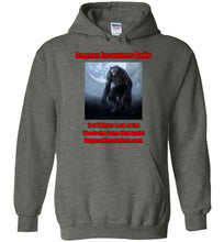 Dogman Encounters Nocturnal Collection Hooded Sweatshirt (red/black font) - Dogman Encounters