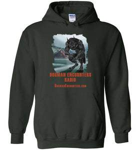 Dogman Encounters Episode 137 Collection Hooded Sweatshirt (vertical design) - Dogman Encounters