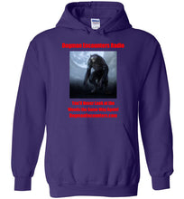 Dogman Encounters Nocturnal Collection Hooded Sweatshirt (red font) - Dogman Encounters