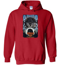 Dogman Encounters Pathfinder Collection Hooded Sweatshirt (design 3, with ripped border) - Dogman Encounters