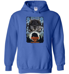 Dogman Encounters Pathfinder Collection Hooded Sweatshirt (design 3, with ripped border) - Dogman Encounters