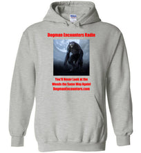 Dogman Encounters Nocturnal Collection Hooded Sweatshirt (red font) - Dogman Encounters