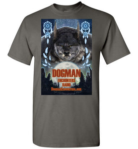Men's Dogman Encounters Pathfinder Collection T-Shirt (design 1, with straight border) - Dogman Encounters