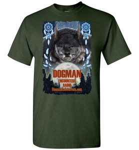 Men's Dogman Encounters Pathfinder Collection T-Shirt (design 1, with ripped border) - Dogman Encounters