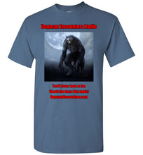 Men's Dogman Encounters Nocturnal Collection T-Shirt (red/black font) - Dogman Encounters