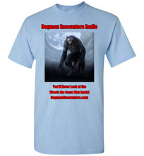 Men's Dogman Encounters Nocturnal Collection T-Shirt (red/black font) - Dogman Encounters