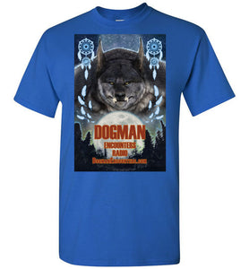 Men's Dogman Encounters Pathfinder Collection T-Shirt (design 1, with straight border) - Dogman Encounters