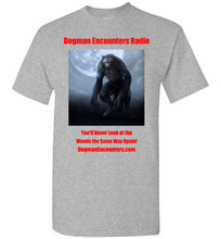 Men's Dogman Encounters Nocturnal Collection T-Shirt (red font) - Dogman Encounters