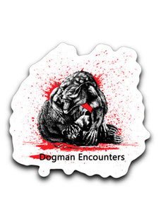 4" x 3" Dogman Encounters Decals/Stickers