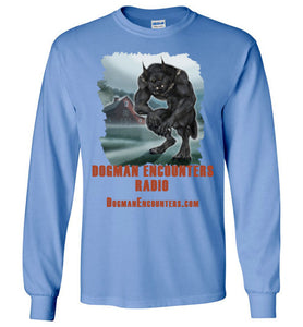 Men's Dogman Encounters Episode 137 Collection Long Sleeve T-Shirt (vertical design) - Dogman Encounters