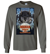Men's Dogman Encounters Pathfinder Collection Long Sleeve T-Shirt (design 1, with straight border) - Dogman Encounters
