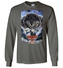 Men's Dogman Encounters Pathfinder Collection Long Sleeve T-Shirt (design 2, with ripped border) - Dogman Encounters