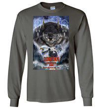 Men's Dogman Encounters Pathfinder Collection Long Sleeve T-Shirt (design 2, with straight border) - Dogman Encounters