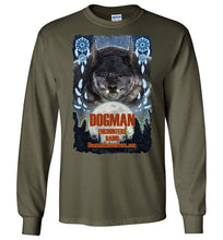Men's Dogman Encounters Pathfinder Collection Long Sleeve T-Shirt (design 1, with ripped border) - Dogman Encounters