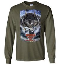 Men's Dogman Encounters Pathfinder Collection Long Sleeve T-Shirt (design 2, with ripped border) - Dogman Encounters