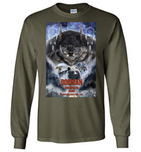 Men's Dogman Encounters Pathfinder Collection Long Sleeve T-Shirt (design 2, with straight border) - Dogman Encounters