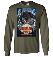 Men's Dogman Encounters Pathfinder Collection Long Sleeve T-Shirt (design 1, with straight border) - Dogman Encounters
