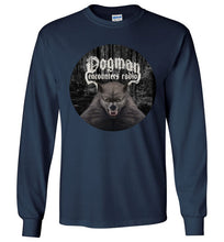 Men's Dogman Encounters Canis Hominis Collection (round) Long Sleeve T-Shirt