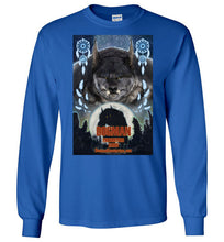 Men's Dogman Encounters Pathfinder Collection Long Sleeve T-Shirt (design 3, with straight border) - Dogman Encounters
