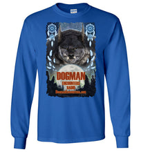 Men's Dogman Encounters Pathfinder Collection Long Sleeve T-Shirt (design 1, with ripped border) - Dogman Encounters