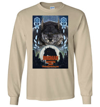 Men's Dogman Encounters Pathfinder Collection Long Sleeve T-Shirt (design 3, with straight border) - Dogman Encounters