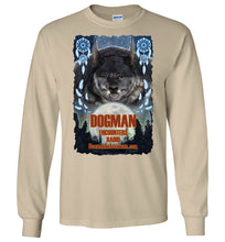 Men's Dogman Encounters Pathfinder Collection Long Sleeve T-Shirt (design 1, with ripped border) - Dogman Encounters