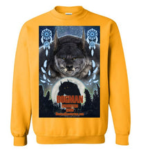 Dogman Encounters Pathfinder Collection Crew Neck Sweatshirt (design 3, with straight border) - Dogman Encounters