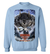 Dogman Encounters Pathfinder Collection Crew Neck Sweatshirt (design 2, with ripped Border) - Dogman Encounters