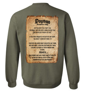 Dogman Encounters Legends Collection Crew Neck Sweatshirt