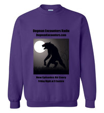 Dogman Encounters Stalker Collection Crew Neck Sweatshirt (black font) - Dogman Encounters