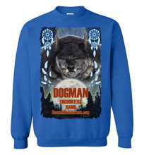 Dogman Encounters Pathfinder Collection Crew Neck Sweatshirt (design 1, with ripped border) - Dogman Encounters