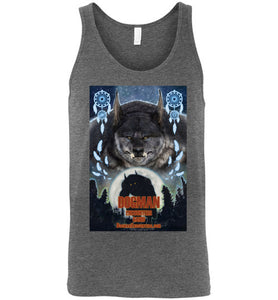 Men's Dogman Encounters Pathfinder Collection Tank Top (design 3, with straight border) - Dogman Encounters