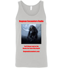 Men's Dogman Encounters Nocturnal Collection Tank Top (red font) - Dogman Encounters