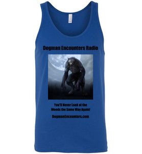 Men's Dogman Encounters Nocturnal Collection Tank Top (black font) - Dogman Encounters