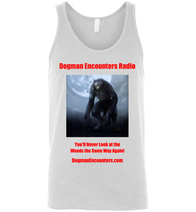 Men's Dogman Encounters Nocturnal Collection Tank Top (red font) - Dogman Encounters