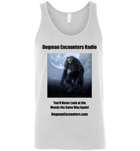 Men's Dogman Encounters Nocturnal Collection Tank Top (black font) - Dogman Encounters