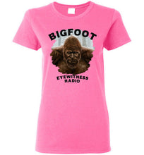 Ladies Bigfoot Eyewitness Deep Woods Collection T-Shirt (Round)