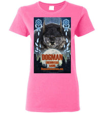 Ladies Dogman Encounters Pathfinder Collection T-Shirt (design 1, with straight border) - Dogman Encounters