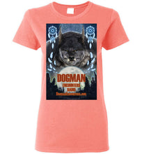 Ladies Dogman Encounters Pathfinder Collection T-Shirt (design 1, with straight border) - Dogman Encounters