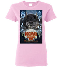Ladies Dogman Encounters Pathfinder Collection T-Shirt (design 1, with straight border) - Dogman Encounters