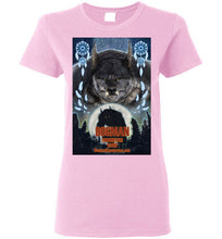 Ladies Dogman Encounters Pathfinder Collection T-Shirt (design 3, with straight border) - Dogman Encounters