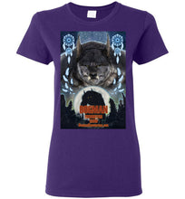 Ladies Dogman Encounters Pathfinder Collection T-Shirt (design 3, with straight border) - Dogman Encounters