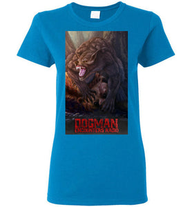 Ladies Dogman Encounters Apex Collection T-Shirt (design 2)