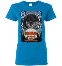 Ladies Dogman Encounters Pathfinder Collection T-Shirt (design 1, with ripped border) - Dogman Encounters
