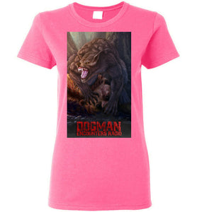 Ladies Dogman Encounters Apex Collection T-Shirt (design 2)
